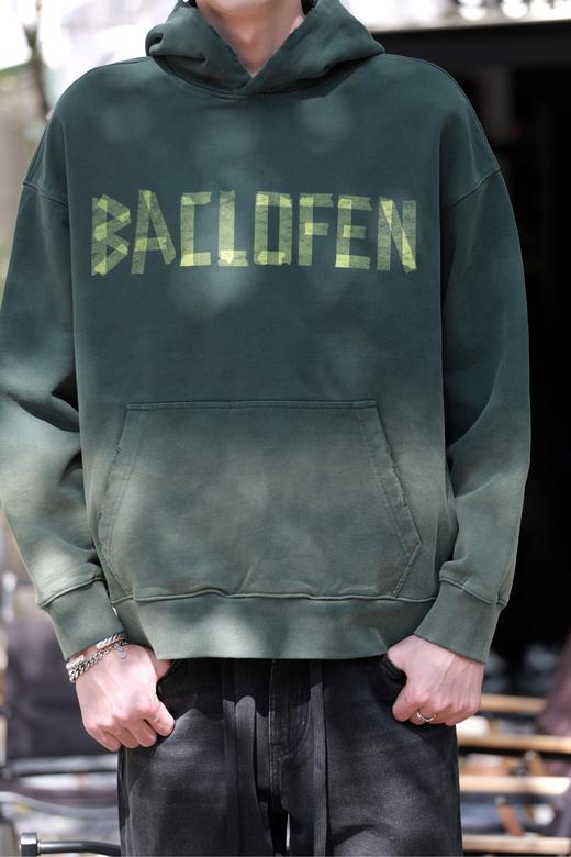 W33396548复古水洗渐变帽衫卫衣 商品图1