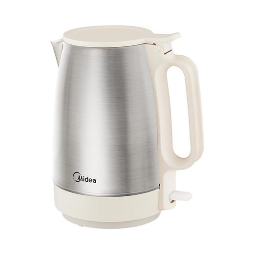 美的（Midea）家用电热水壶 电水壶不锈钢 1.7L大容量 电热一体烧水壶电茶壶 SH17DG01 商品图4
