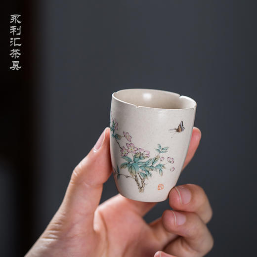 永利汇   陶瓷茶杯小号日式品茗杯白瓷主人杯单杯女单个陶瓷茶具 商品图3
