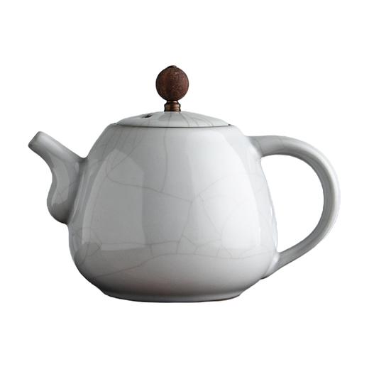 永利汇开片汝窑茶壶小号茶器泡茶壶茶水分离一人陶瓷茶具景德镇 商品图4