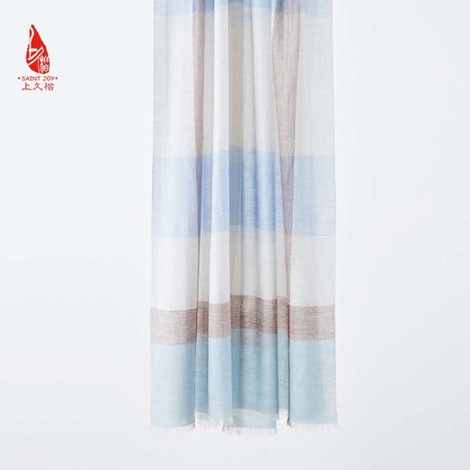 SAINTJOY/上久楷 羊毛围巾  披肩  羊毛 色织灿若繁格  PJS23014 商品图3