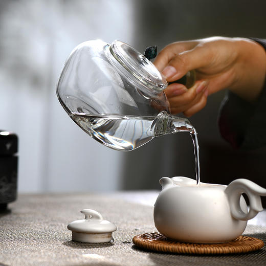 永利汇天久璃匠高档玻璃茶壶高端侧把壶玻璃过滤泡茶壶电陶炉煮茶壶耐热 商品图3