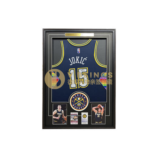 收藏系列 约基奇 掘金队15号75周年 亲笔签名球衣 商品图0