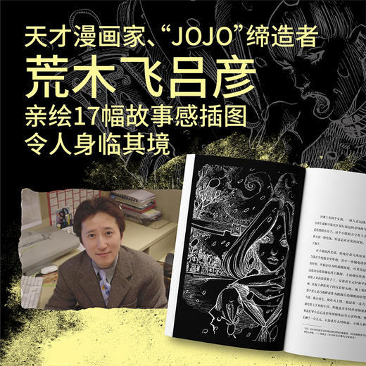 The book 乙一×荒木飞吕彦梦幻联动，《JOJO的奇妙冒险》官方衍生小说，随书附赠荒木大神原创插图贴纸。发生在杜王町的高能复仇故事。 商品图2