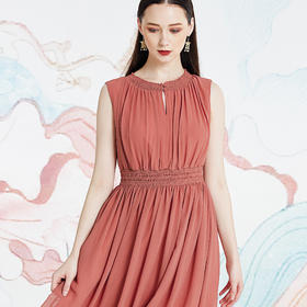 9C 十样锦色、赤金色连衣裙--秣驷芝田--《LSF》2S5943