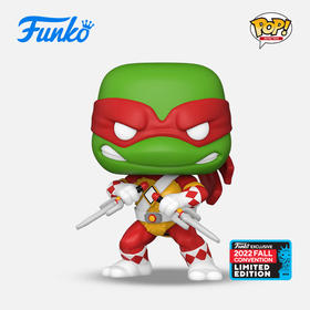 Funko POP Mighty Morphin Power Rangers 美漫超凡战队忍者神龟拉斐尔手办 67030