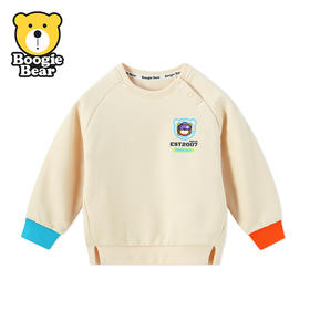 BOOGIEBEAR卜吉熊童装冬季加厚圆领卫衣80-120 GF4255308