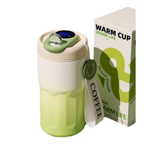 「四色可选！智能显温」渐变色不锈钢保温杯 颜值316不锈钢户外便携提手餐饮用具 商品图4