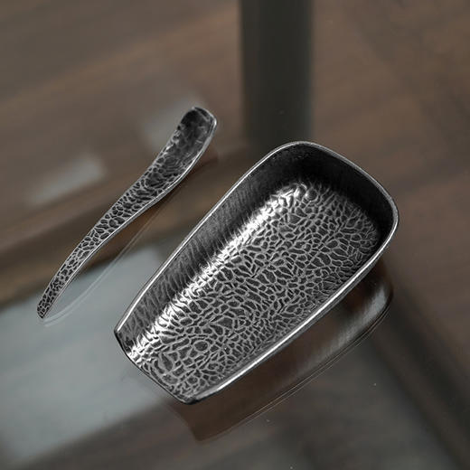 如意茶则套装锤纹茶则茶荷茶扒茶道零配件茶勺茶匙功夫茶具茶艺用品 商品图3