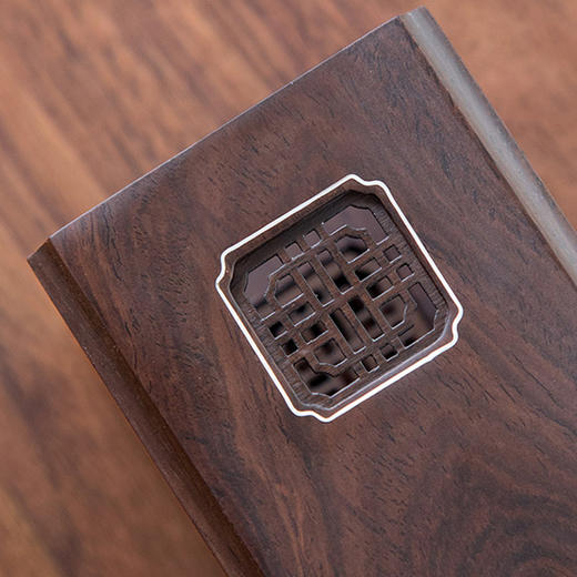 永利汇  黑檀实木茶道六君子套装黑檀木茶具配件茶夹子针杯叉家用 商品图4