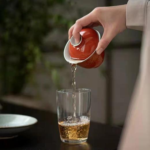 永利汇巩红金松手绘鎏银锦包茶艺套组四品杯收纳锦包130mI旅行 商品图2