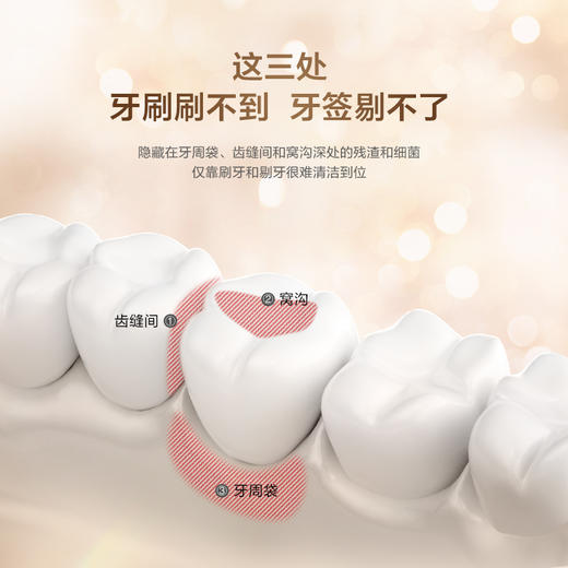 松下（Panasonic）冲牙器 洗牙器 水牙线 全身水洗 伸缩便携式设计 小圆管  EW-WDJ4BN405 【礼物】 商品图3