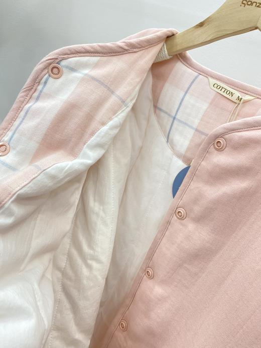 松植屋国潮圆领长袖棉袄套装加厚三层夹棉男女保暖家居棉服 商品图8