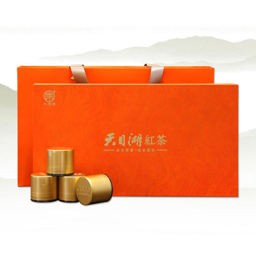 六雨天目湖红茶小罐装礼盒明前特级溧阳特产浓香型送礼功夫茶叶 商品图0