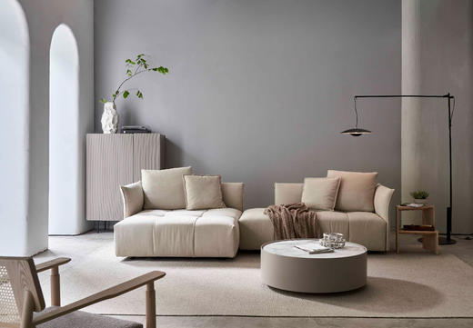 大格子组合沙发 | 更多座位组合，皮布面料可选，详询客服 商品图5