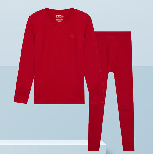 【阿米诺椰油】SCHIESSER德国舒雅男童经典阿米诺面料保暖套装245g37/20600W 商品图1