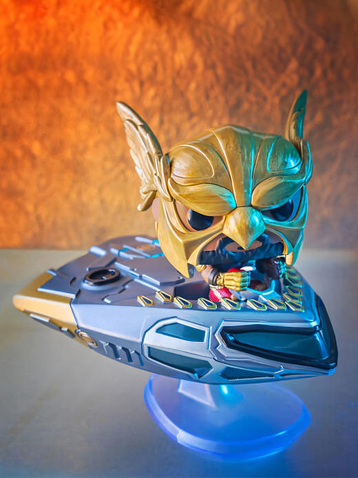 Funko POP  Ride SUPDLX BA Hawkcrsr w/Hawkman电影 黑亚当鹰侠与飞舰手办 64195 商品图2
