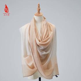 SAINTJOY/上久楷 羊毛围巾  披肩  羊毛 人字纹多彩缤纷格PJS23015