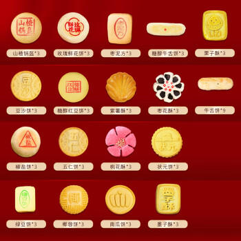 稻香村 糕点礼盒北京特产京八件点心休闲零食大礼包过节送礼品6斤3000g 商品图0