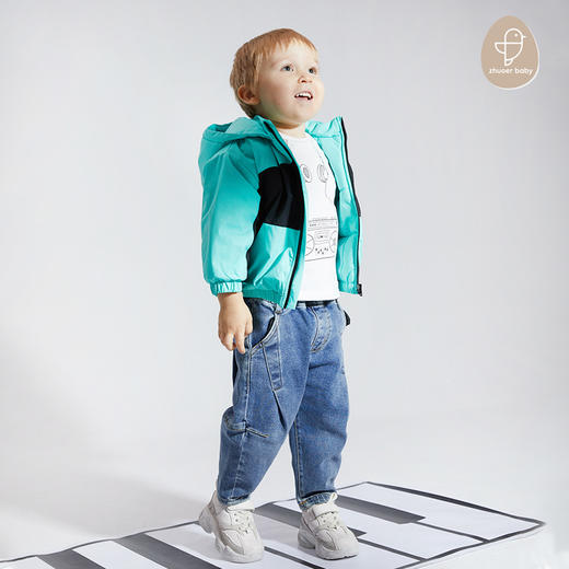 【秋冬棉衣】卓儿男小童厚棉服连帽外套适合1.5-6岁 商品图0