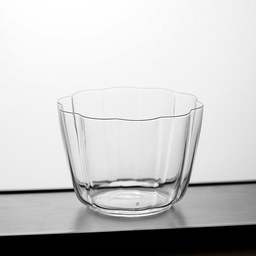 莲花瓣水洗 玻璃建水花型水盂废水缸茶道配件茶洗烟灰缸 商品图1