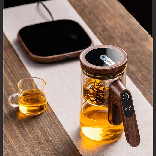 永利汇磁吸智能定时玻璃内胆茶水分离泡茶壶耐高温飘逸杯自动泡茶专用 商品图1