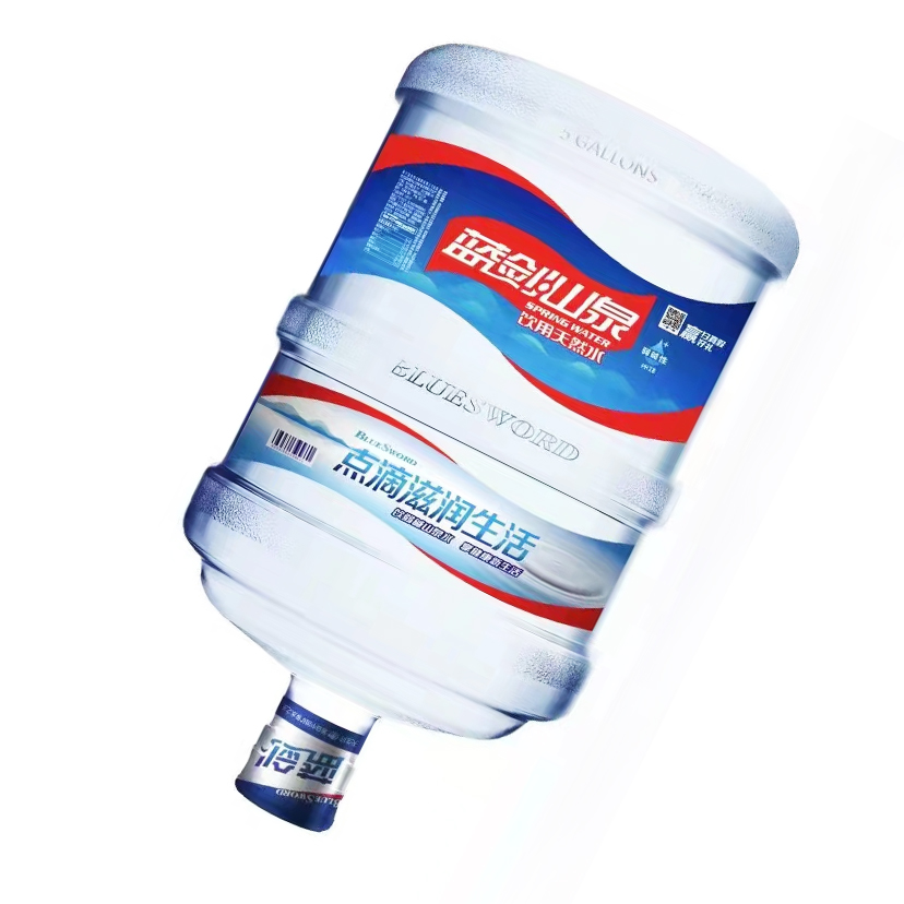 【C润家送水-自在域】蓝剑山泉桶装水-下单完成不退不换