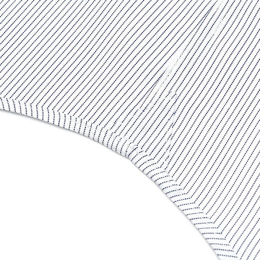 十如仕免烫牛津纺条纹正装短袖衬衫-301-01 商品图11