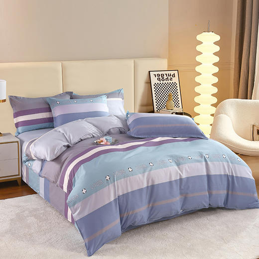 【紫韵家纺】“时尚之约”四件套/ZY-TG1658 商品图1