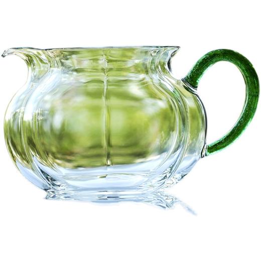 永利汇禾器玻璃公道杯加厚耐热手工纳福茶海瓜形分茶器公杯高端茶具透明 商品图4