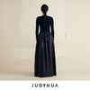 JUDYHUA 材质拼接蓬松感连衣裙 商品缩略图2