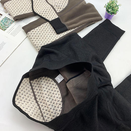 500克四护男士色拉姆一体裤奥粒绒加厚棉裤石墨烯护膝护腰保暖裤 商品图1