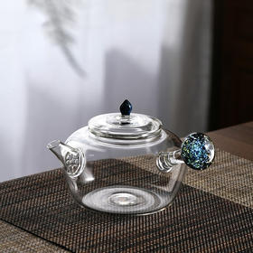 永利汇天久璃匠高档玻璃茶壶高端侧把壶玻璃过滤泡茶壶电陶炉煮茶壶耐热