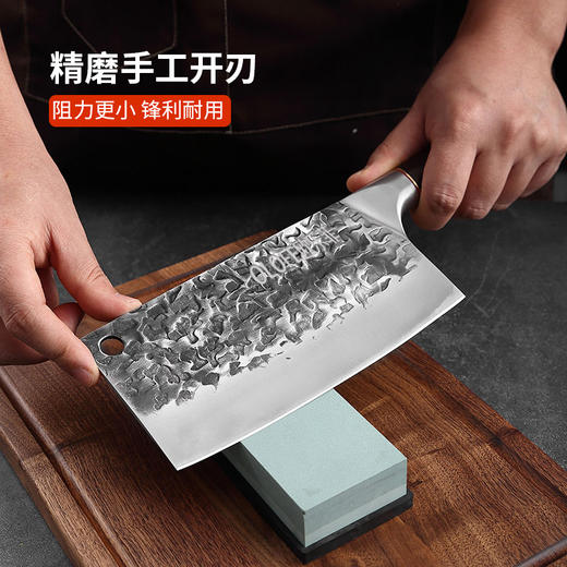 【官方正品保证】	欧乐菲老关东手工锻打钼钒钢斩切两用刀-OLODD-A 商品图4