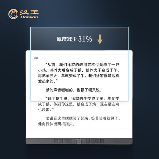 汉王（Hanvon）智能办公本 10.3英寸 手写电纸本电子书阅读器墨水屏平板笔记本 商品图2