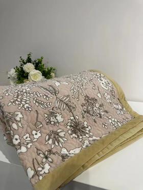 曼庭生活仿貂绒两用床盖