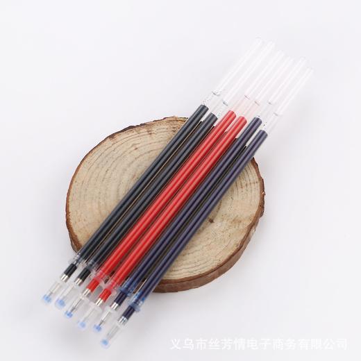 一件代发批发中性笔笔芯黑色子弹头针管0.5m办公用品红色蓝色替芯 商品图2