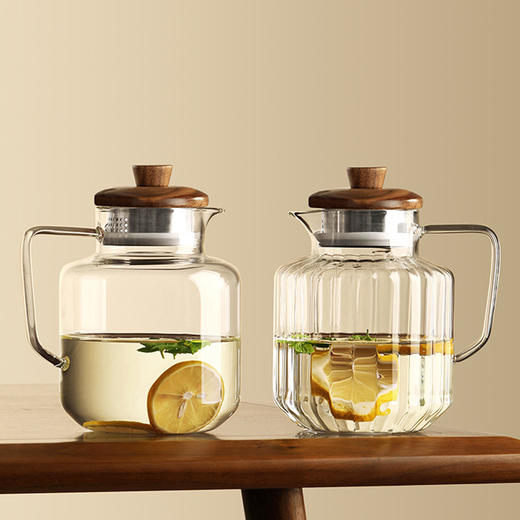 永利汇高端冷水壶家用玻璃耐高温凉水壶水杯大容量扎壶水果茶壶 商品图1