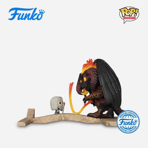 Funko POP  Moments LotR Gandalf vs Balrog电影 指环王POP场景公仔甘道夫vs炎魔手办 66646 商品图0