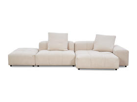 大格子组合沙发 | 更多座位组合，皮布面料可选，详询客服