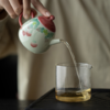 永利汇明知山志治愈系手绘小茶壶树莓釉下彩家用壶中式手执壶 商品缩略图3