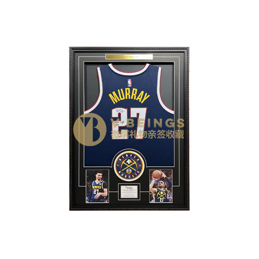 收藏系列 穆雷 掘金队27号深蓝色 亲笔签名球衣 商品图0