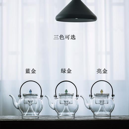永利汇禾器蒸煮茶壶玻璃纯手工高鹏硅加厚耐高温煮水壶家用煮茶器 商品图4