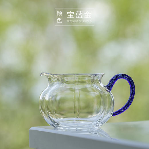 永利汇禾器玻璃公道杯加厚耐热手工纳福茶海瓜形分茶器公杯高端茶具透明 商品图3