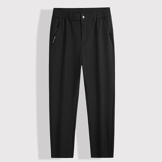 【新款DTH】大依优型大码加绒休闲裤商务松紧腰加肥加大号肥佬宽松大号休闲长裤男装胖子男士 商品图1