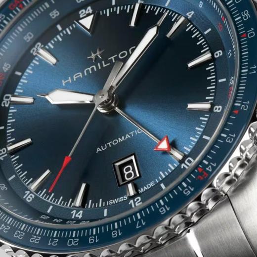 汉米尔顿 Hamilton 卡其航空系列天际换算自动机械男表 H76715140 商品图3