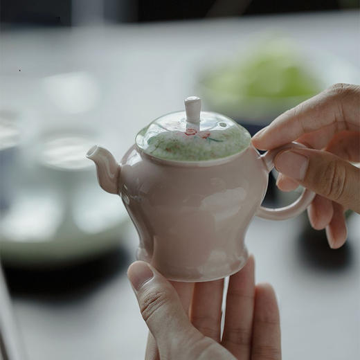 永利汇无落景德镇釉下彩手绘纯手工泡茶过滤功夫茶单壶日式茶壶 商品图1