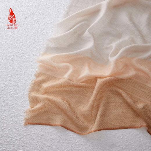 SAINTJOY/上久楷 羊毛围巾  披肩  羊毛 人字纹多彩缤纷格PJS23015 商品图4