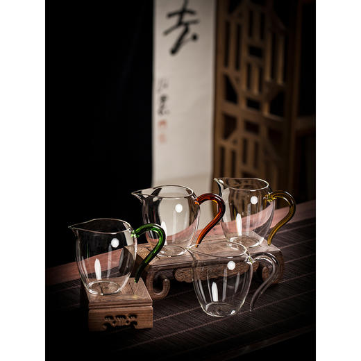 永利汇禾器公道杯玻璃茶海耐热高硼硅纯手工日式分茶器玻璃公杯 商品图1