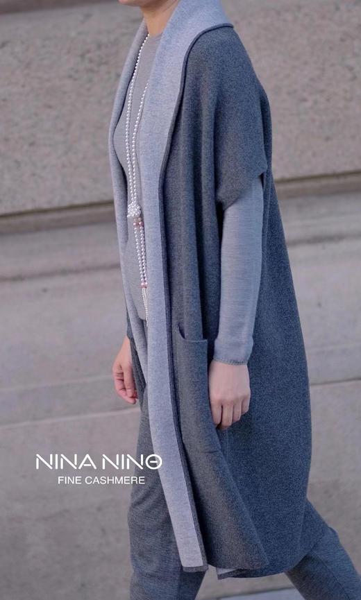 双层宝莱莉大衣（灰） 商品图2